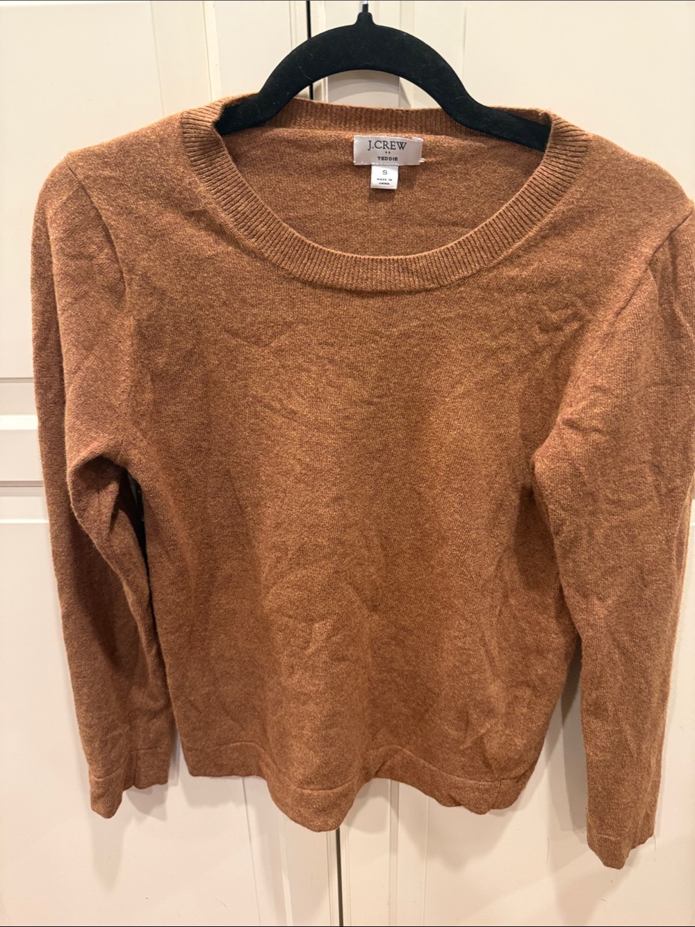 J. Crew Women's Teddie Sweater — Caramel
